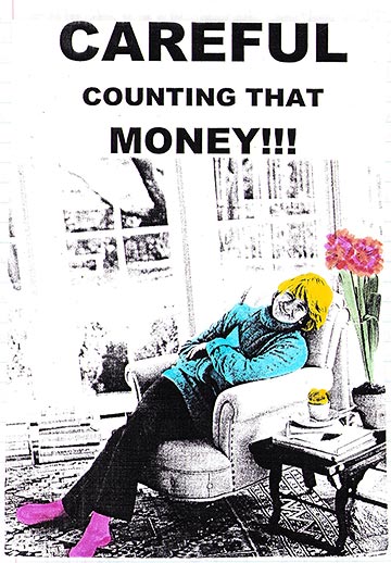 Careful counting that money!