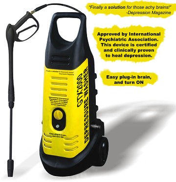 The depressure washer.