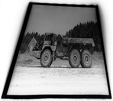 Big truck framed (~1998).