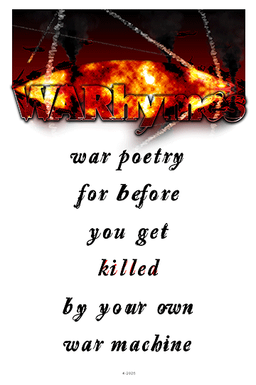 Warhymes poems.