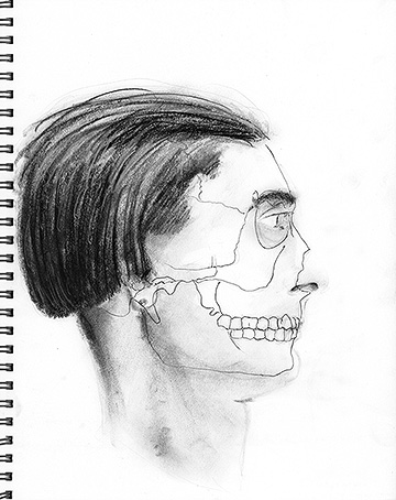 Self-portrait 2 (class assignment).